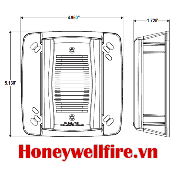 MHR-1 Còi báo cháy mini màu đỏ, System Sensor
