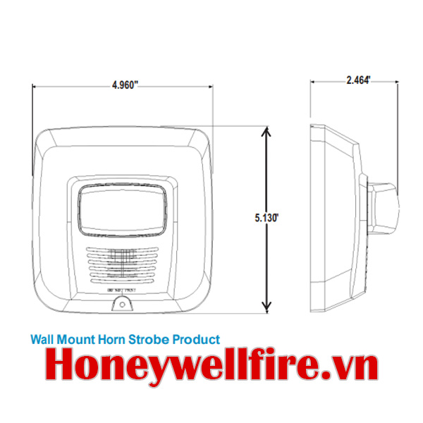 SYS-HS Còi đèn báo cháy kết hợp, System Sensor